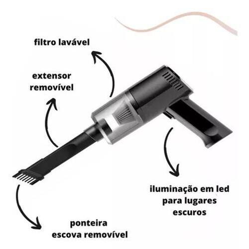 Aspirador de Pó USB Portátil 2 em 1