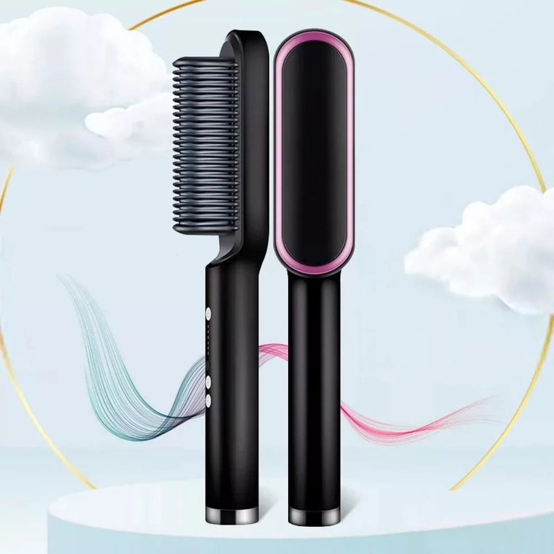 Escova De Cabelo 3 em 1 + Brinde