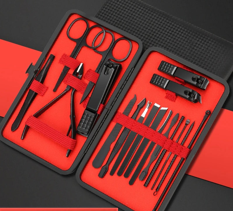 Conjunto de 7/10/12/18/20/24 peças de kits profissionais de manicure