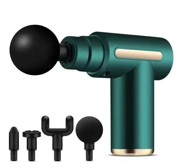 Nova Pistola Massageadora Portátil - 4 Estilos de Massagem